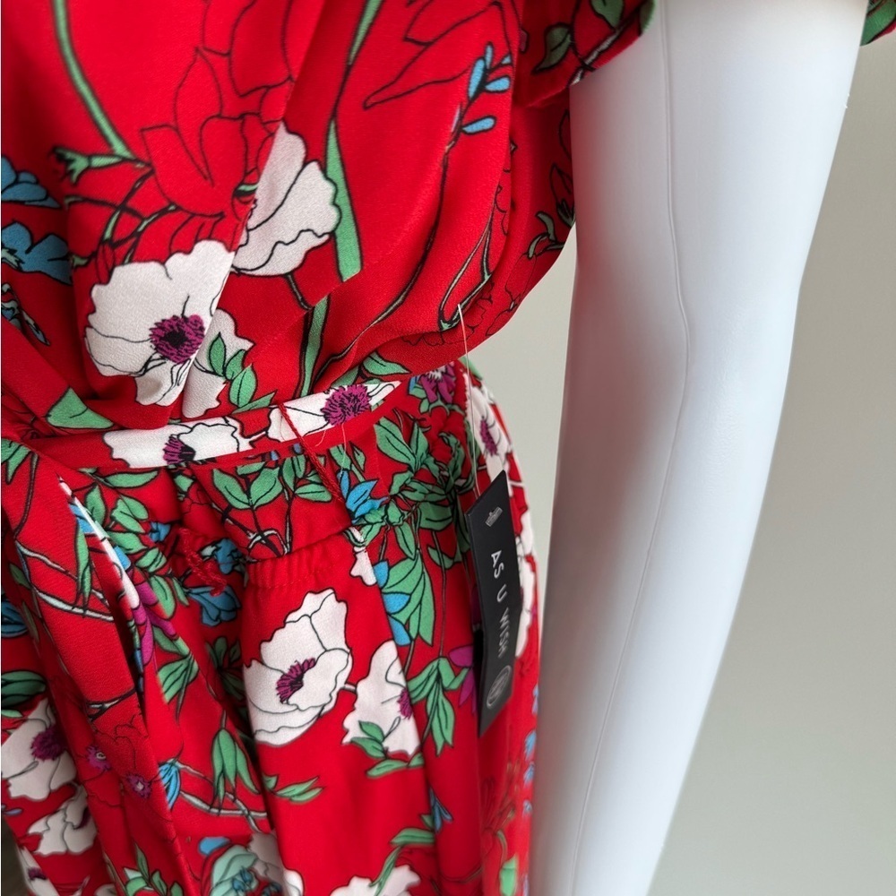 As U Wish Red Dress - Picture 4 of 8